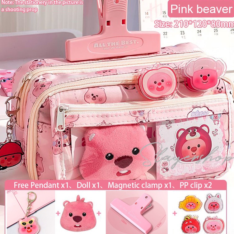 

KODE G93O Tempat alat tulis kotak pensil aesthetic Tas PenaTempat Pencil Tas Pensil kapasitas besar