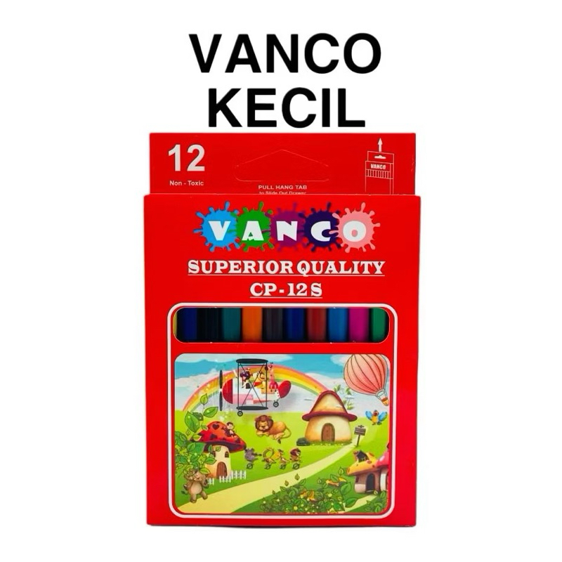 

Pensil Warna Mini Vanco 12 Warna