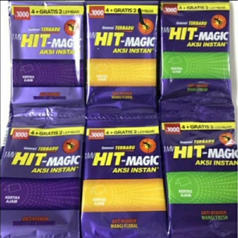 HIT BAKAR KERTAS SACHET FLORAL OBAT NYAMUK