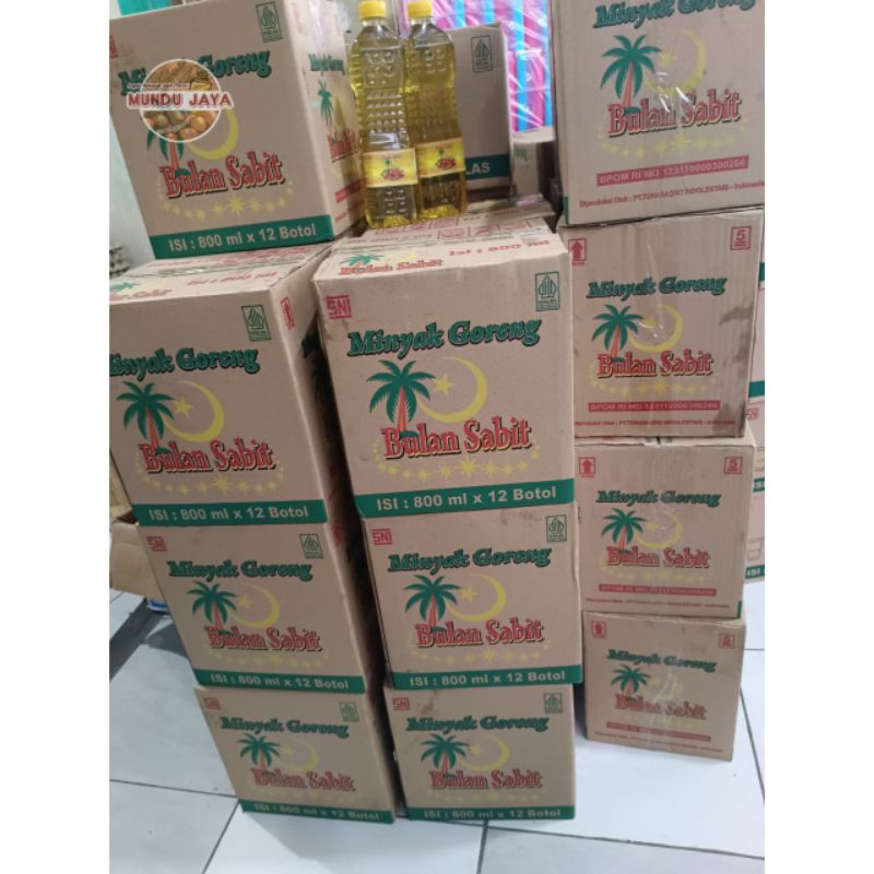 

Minyak goreng botol 800ml bulan sabit