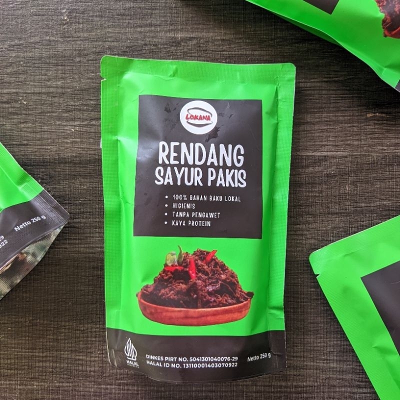 

Lokana Rendang Sayur Pakis/Paku Siap Saji (250 Gram)