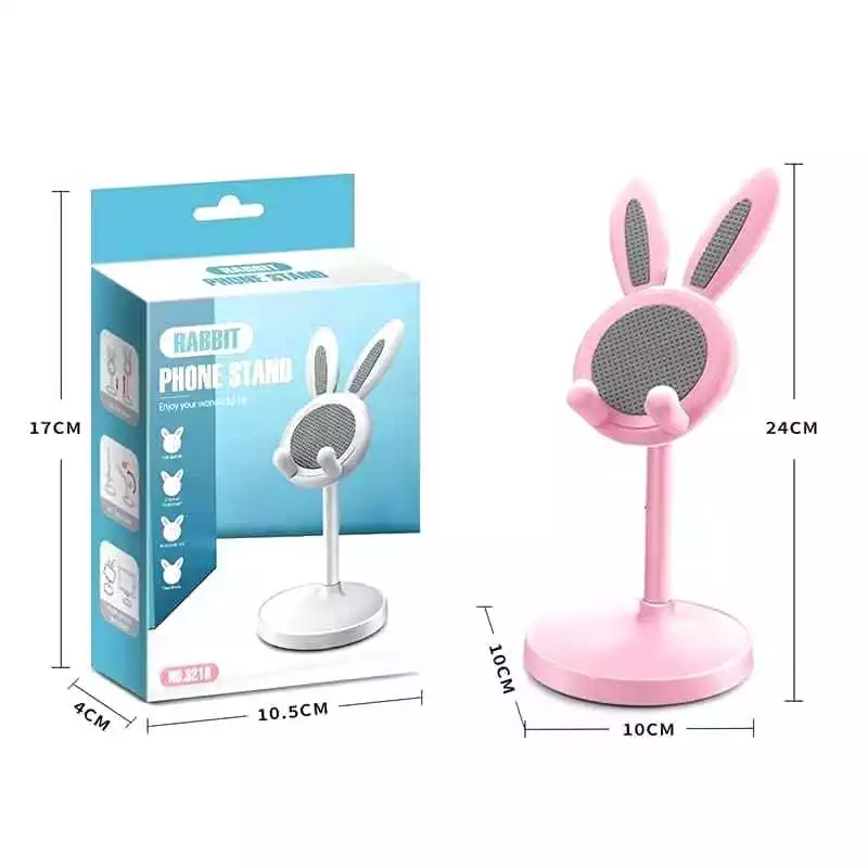 NEW HOLDER HP KELINCI STAND HP MOTIF KELINCI PHONE HOLDER STAND BERDIRI BENTUK KELINCI