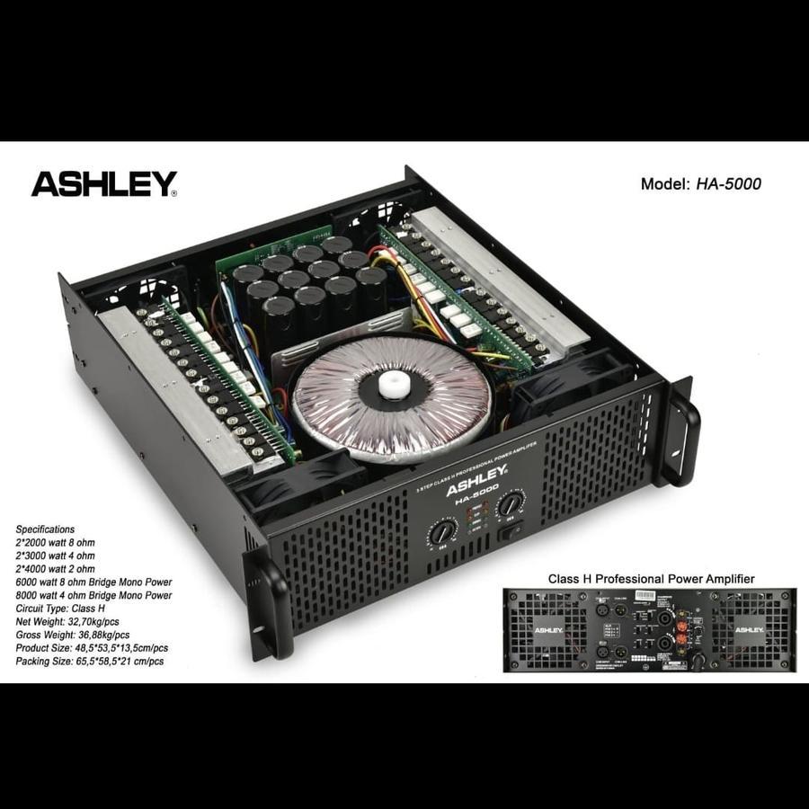 POWER AMPLI ASHLEY HA 5000/ POWER AMPLI ASHLEY HA5000 CLASS H