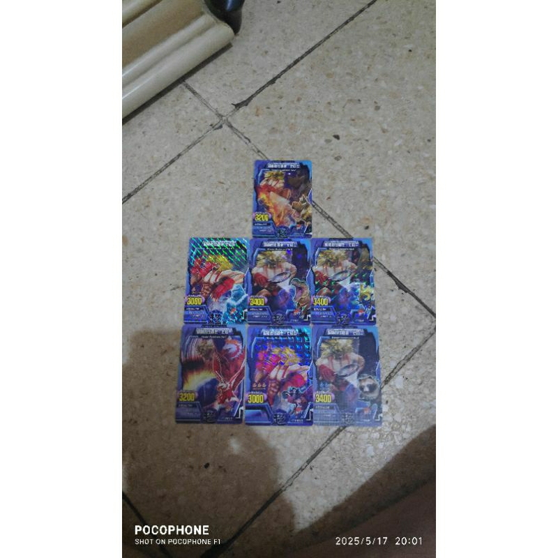 kartu animal kaiser japan wonder punishment 7 pcs