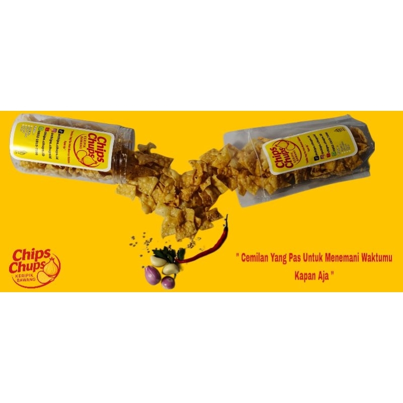 

Snack Keripik - Keripik Bawang - Snack - ChipsChups 120g