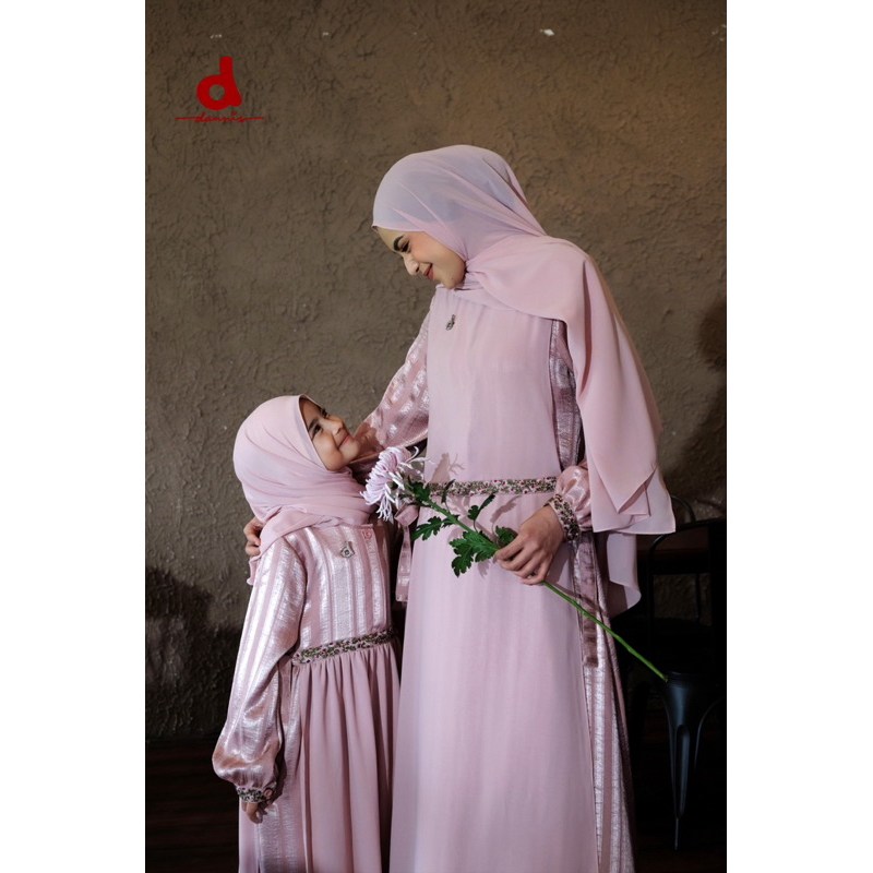 Abaya Dannis D’Glaze Ibu dan anak/Couple dannis terbaru