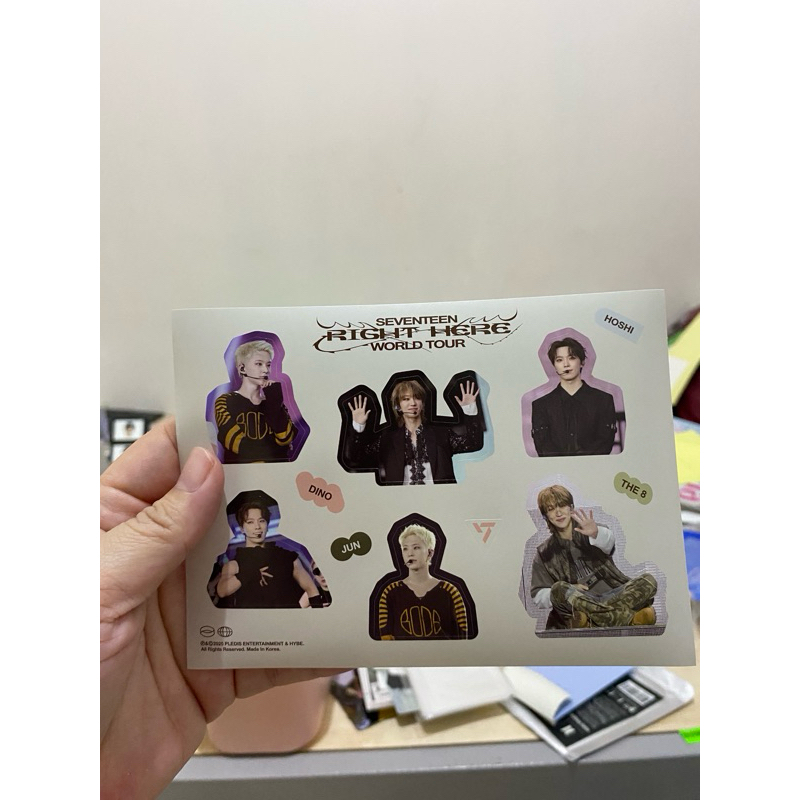 

SEVENTEEN RIGHT HERE WORLD TOUR IN GOYANG OFFICIAL STICKER PACK