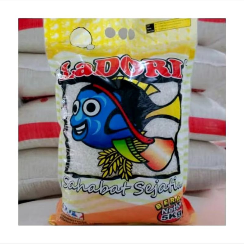 

Beras Ladori kemasan 5 kg