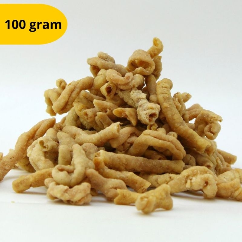 

Crispy Kuy Usus Ayam Krispi Original Kemasan 100gram