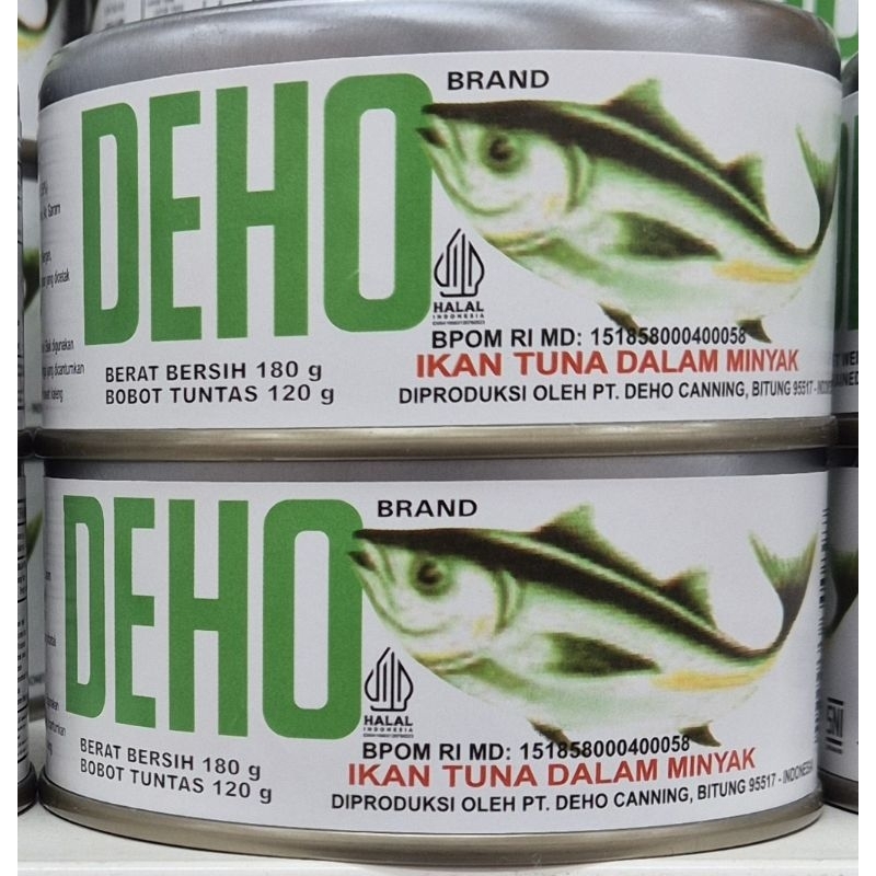 

Tuna Dalam Minyak DEHO BRAND Tuna Chunk In Oil 180g - HK.