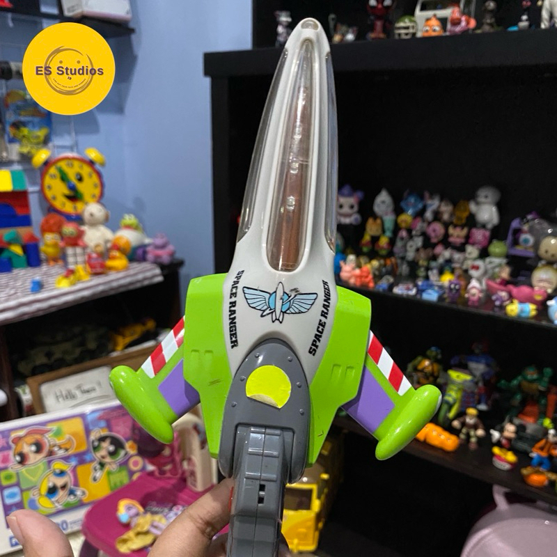 Sword Toy Story Buzz Lightyear blaster Gun Preloved Pedang Tokyo Disney Resort