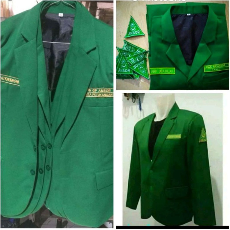 KODE E18N Jas Ansor lengan panjang jas Ansor jas Ansor Bellini jas Ansor soekarno jas Ansor pendek