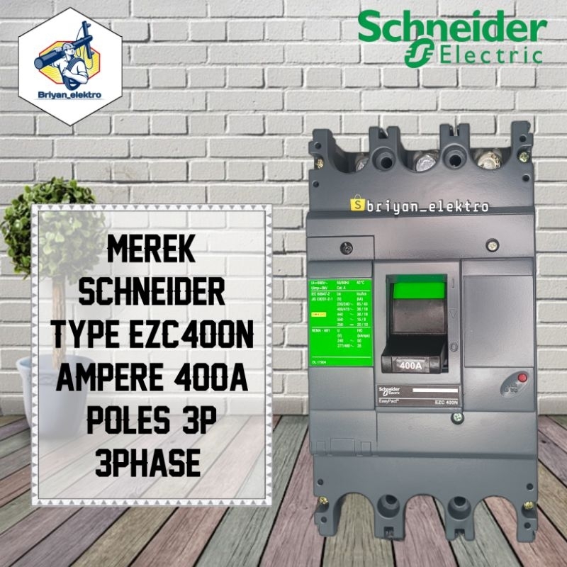 MCCB ESYPACT EZC400N 300A 350A 400A