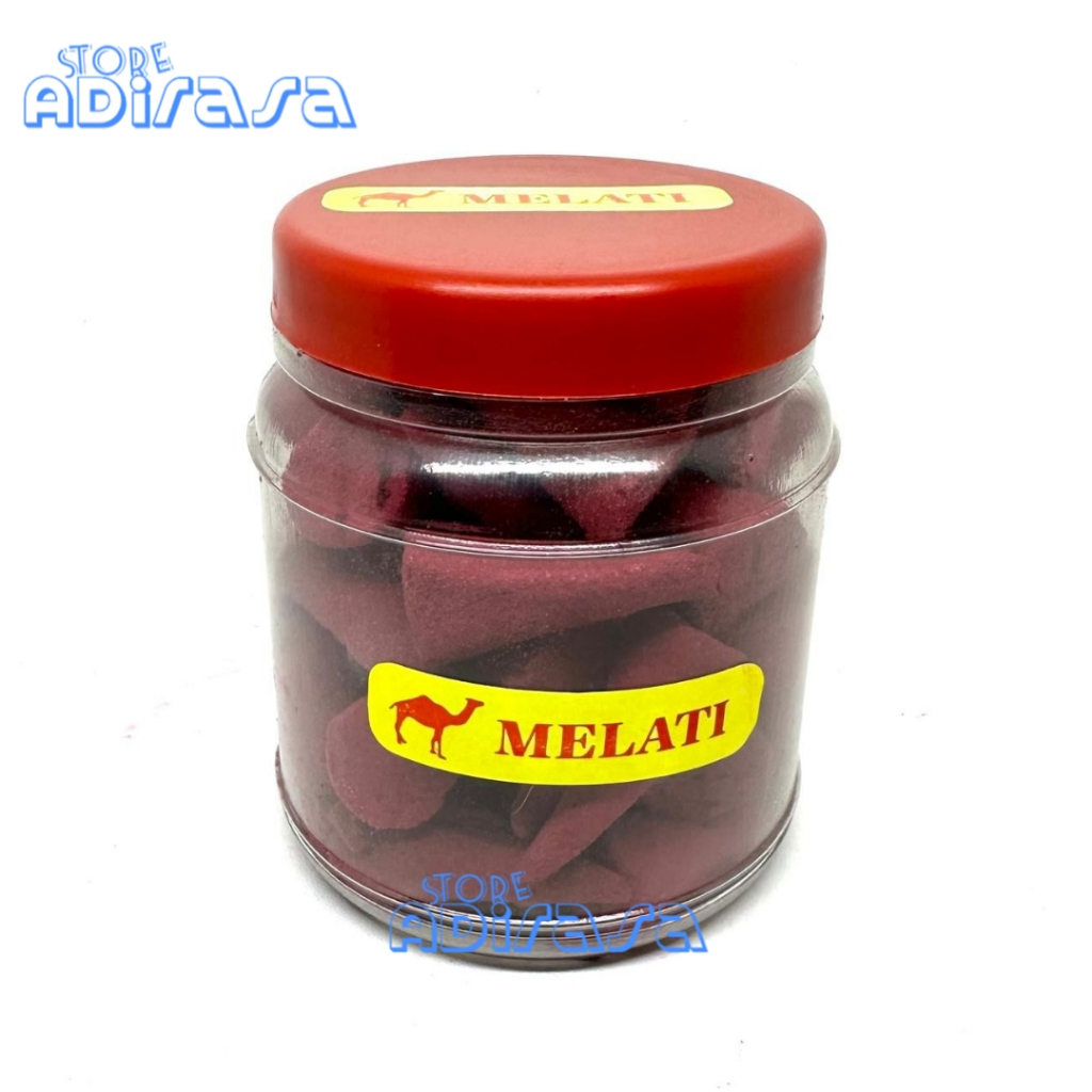 Dupa Kerucut Toples Melati Warnah Merah 50pcs