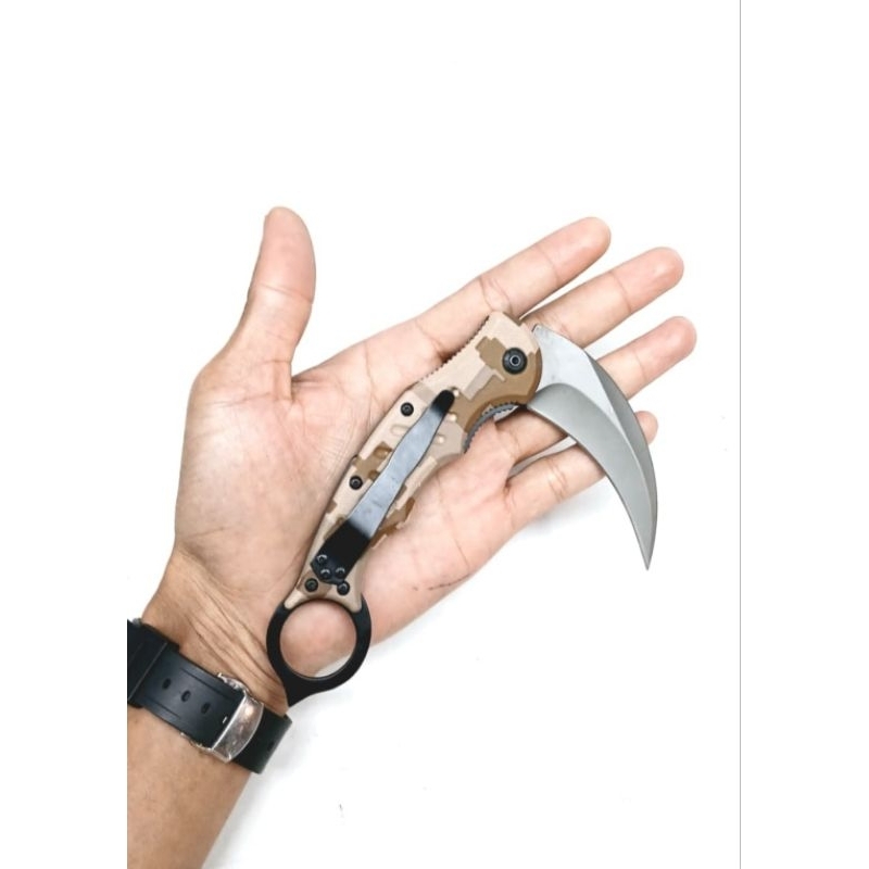 Pisau Kerambit,Kerambit lipat Zerro Survival outdoor