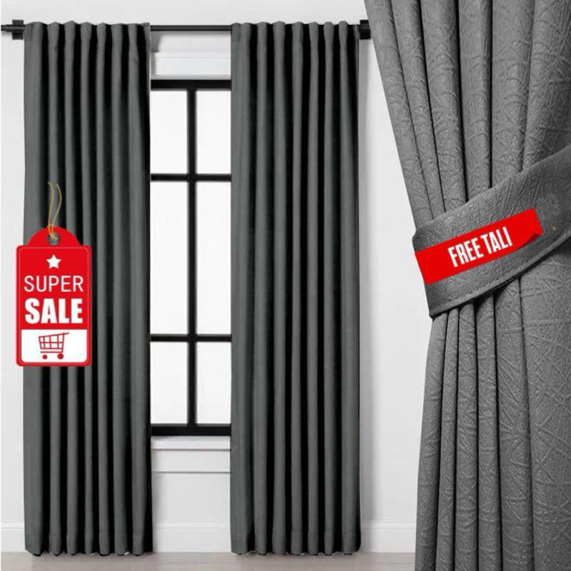 GORDEN BLACKOUT IMPOR BERKUALITAS  PREMIUM TEBAL / GORDEN BLACKOUT POLOS / GORDEN BLACKOUT PREMIUM