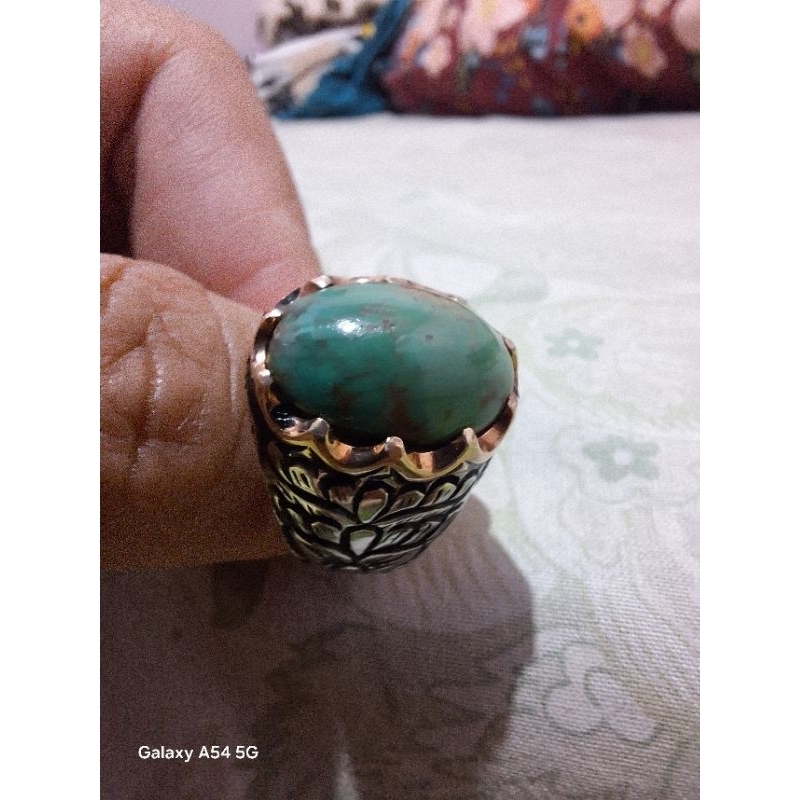 Batu Pirus Persia Hijau Pupus