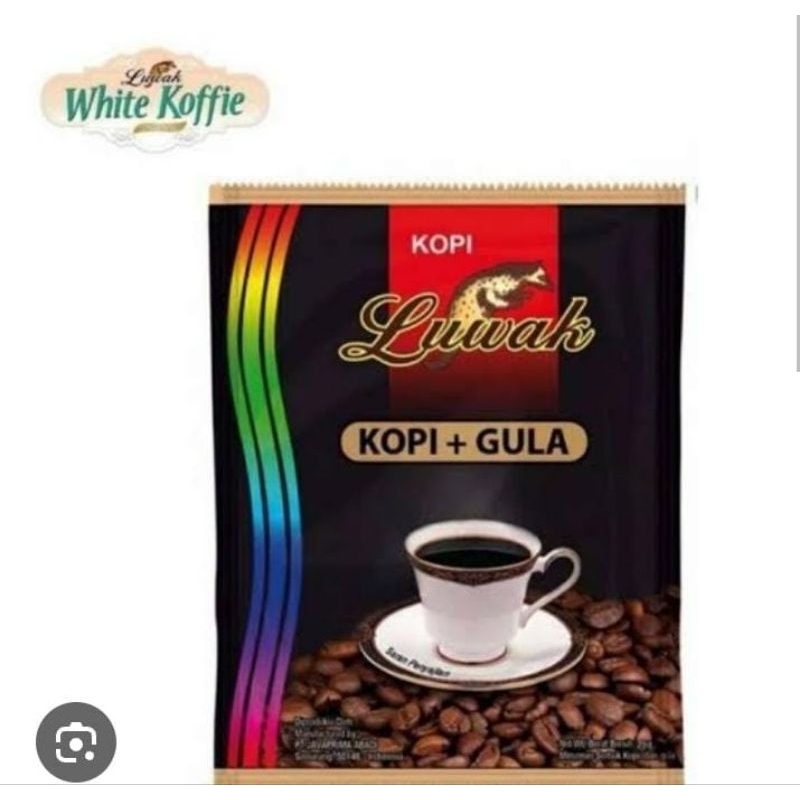 

Kopi luwak plus gula 10+5