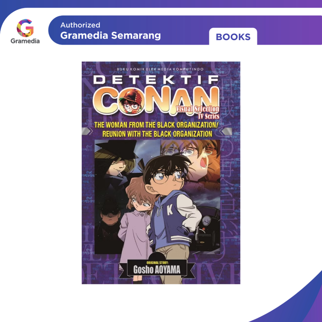 Gramedia - Detective Conan: The Woman from the Black Organization (Elex)