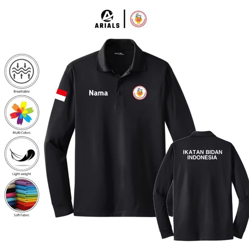 kaos katun kaos polo shirt PPNI perawat puskesmas Kemenkes lengan panjang