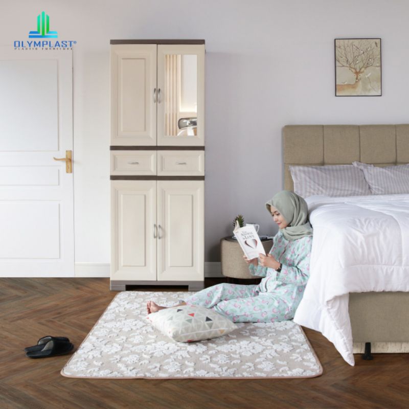 LEMARI PLASTIK OLYMPLAST OMC REBORN A-2 / OLYMPLAST LEMARI PAKAIAN PLASTIK