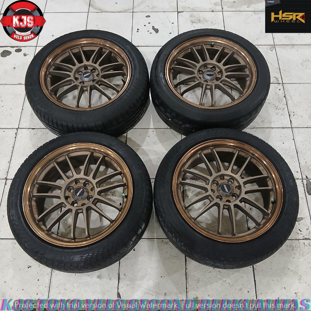 READY LAGI VELG MOBIL BEKAS MODEL VARIASI TYPE RE30 RAYS RING 17 LEBAR 7,5 PCD 4X100-4X114.3 OFFSET 