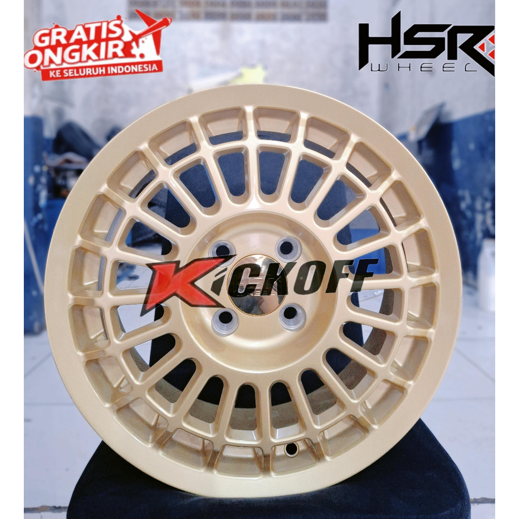VELG RACING TERBARU DARI HSR RALLY RING 15 UNTUK MOBIL BRIO AGYA AYLA CALYA DLL