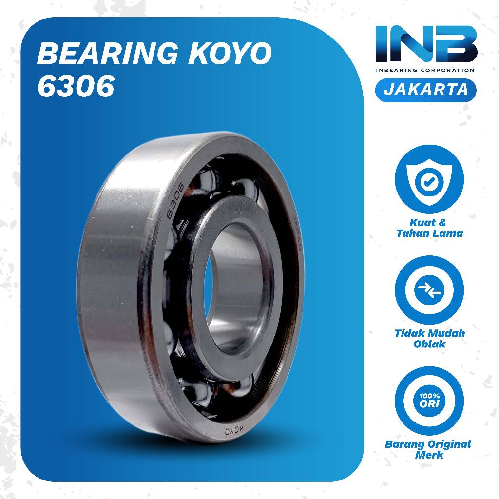 Laker Bearing 6306 KOYO Bearing Mesin Pompa Irigasi Ns80 Bearing Dalam Mesin DIesel Original NTN INB