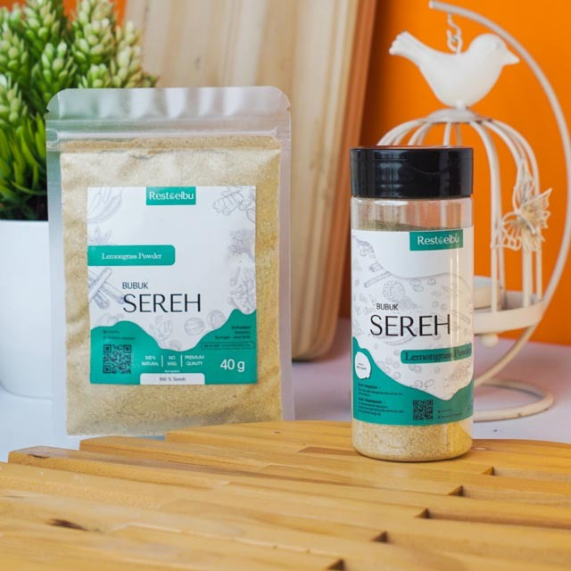 

RESTOEIBU Sereh Bubuk - Lemongrass Powder Bumbu Dapur Rempah
