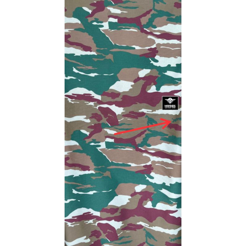 Bahan Kain Sritex Loreng Kopasgat / Paskhas TNI AU