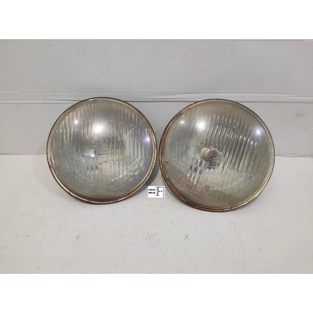 Set Headlamp Lampu Mobil Bulat 7inch 7 inch H4 Head lamp Universal