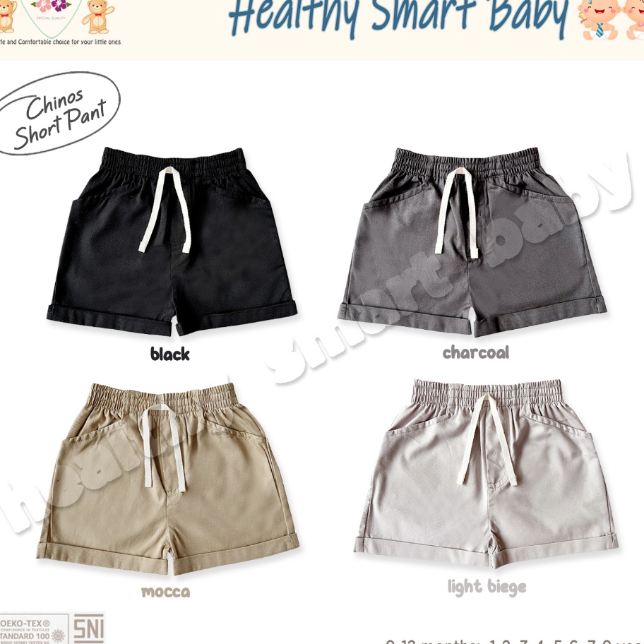 COD  Libby Chinos Pants  Celana Pendek Chinos Anak Laki Laki  Celana Pendek Anak Laki Laki