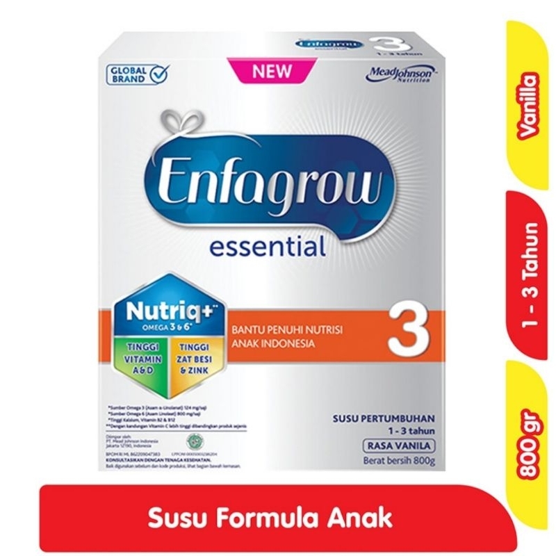 

Enfagrow Essential 3 Vanila 800gr