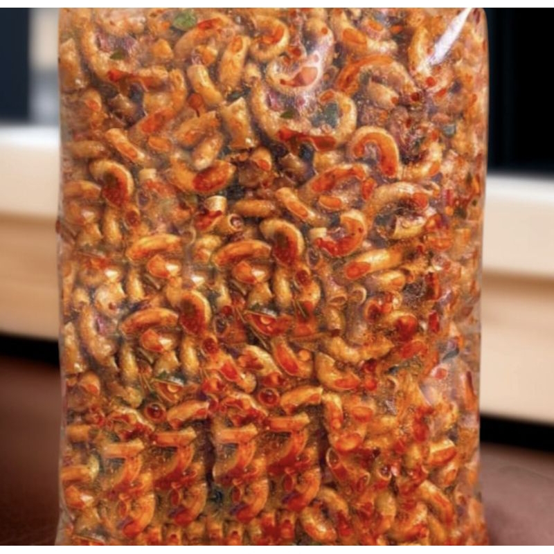 

MAKARONI PEDAS CIKRUH 200 GRAM / MAKARONI CIKRUH / MAKARONI BANTAT CIKRUH / MAKARONI PEDAS
