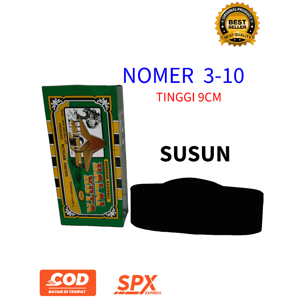 PECI HITAM BALAI KOTA SUSUN - KOPIAH HITAM - SONGKOK - PECI BALAI KOTA SUSUN - PECI SUSUN - KOPIAH S