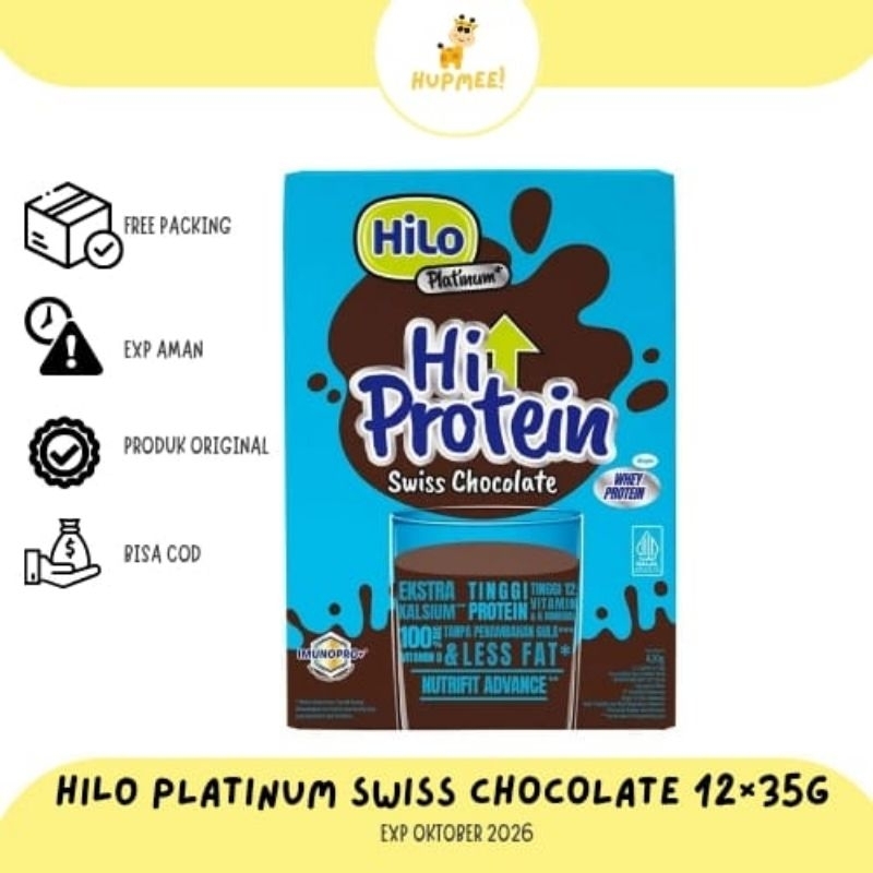 

HiLo Platinum Swiss Chocolate 12 x 35 g (EXP OKTOBER 2026)
