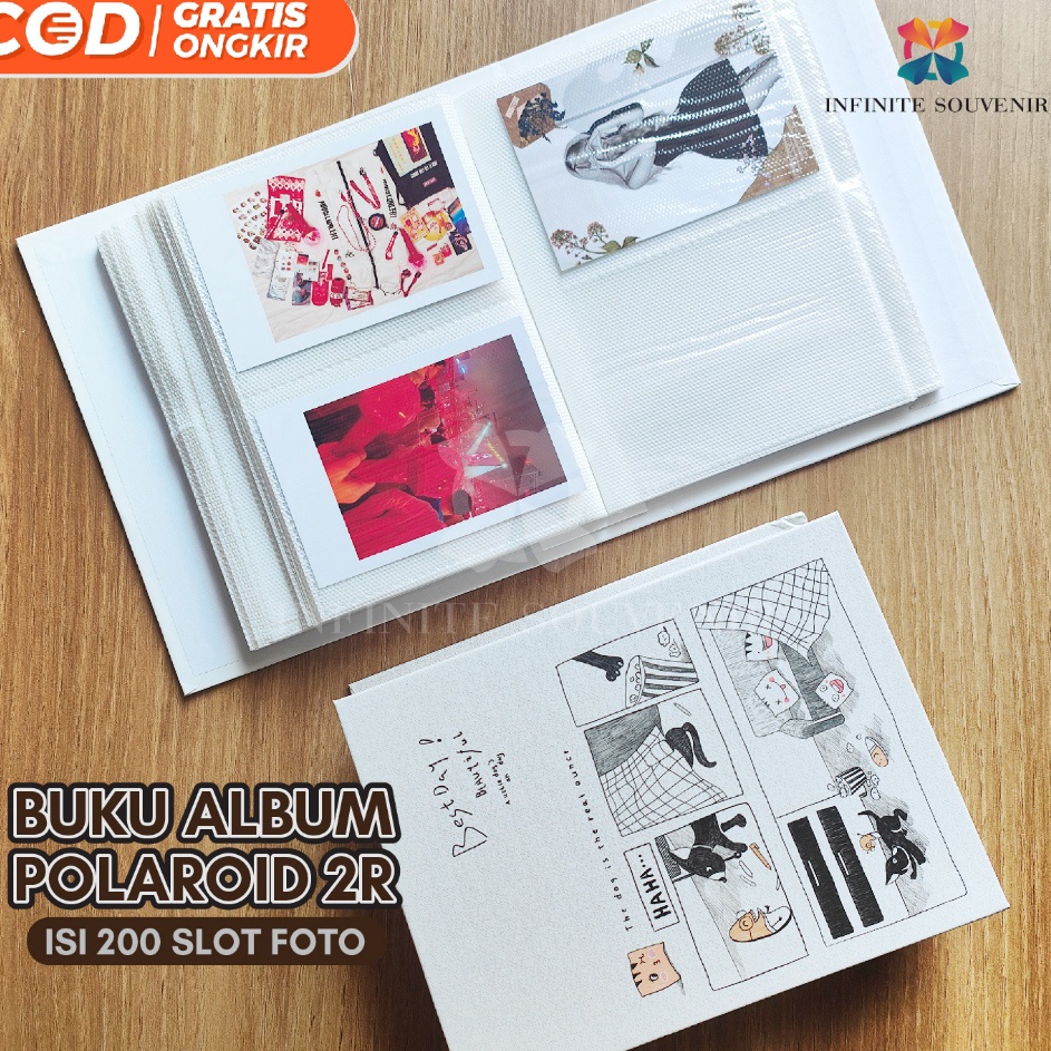 BISA COD BUKU ALBUM 2R  PHOTOBOOK MINI  ALBUM GLITTER JELLY  ALBUM MINI POLAROID  BUKU FOTO  PHOTOBO