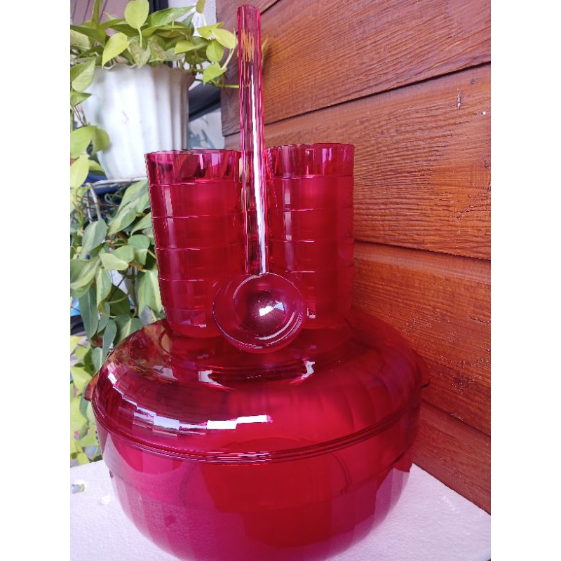 Watercolor bowl set tupperware / watercolor bowl pink / wtc set pink