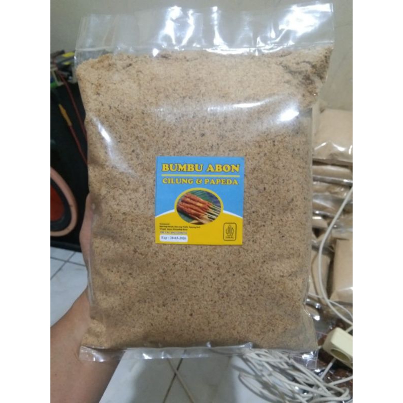 

BUMBU ABON CILUNG DAN PAPEDA 1KG, BUMBU REMUKAN NAWANG