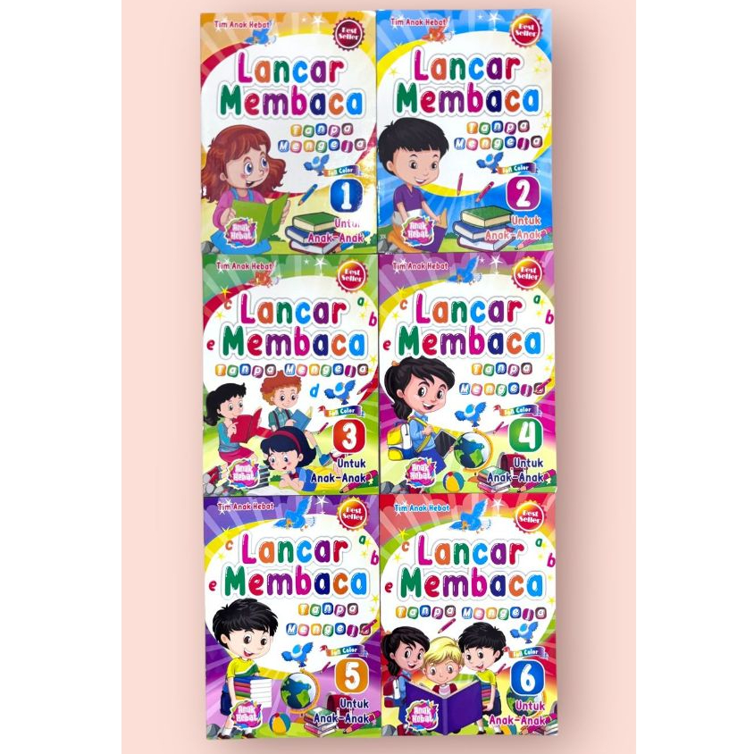 Buku Belajar Membaca /Buku Lancar Membaca / Buku Anak TK PAUD  / Buku Pandai Membaca / Buku Belajar 