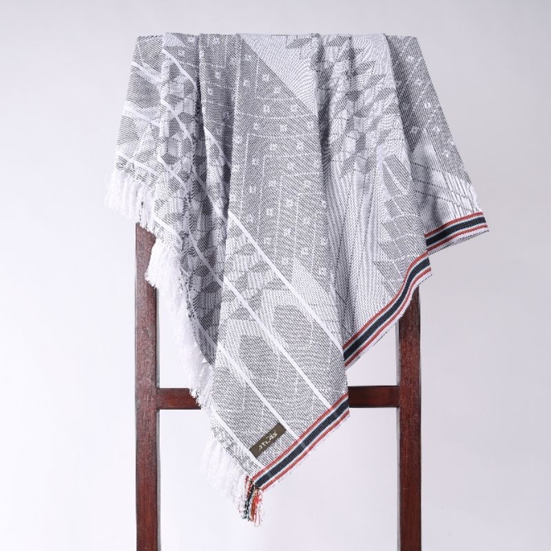 Surban Subaiyah ATLAS Motif Dobby SGF 01 Putih 02
