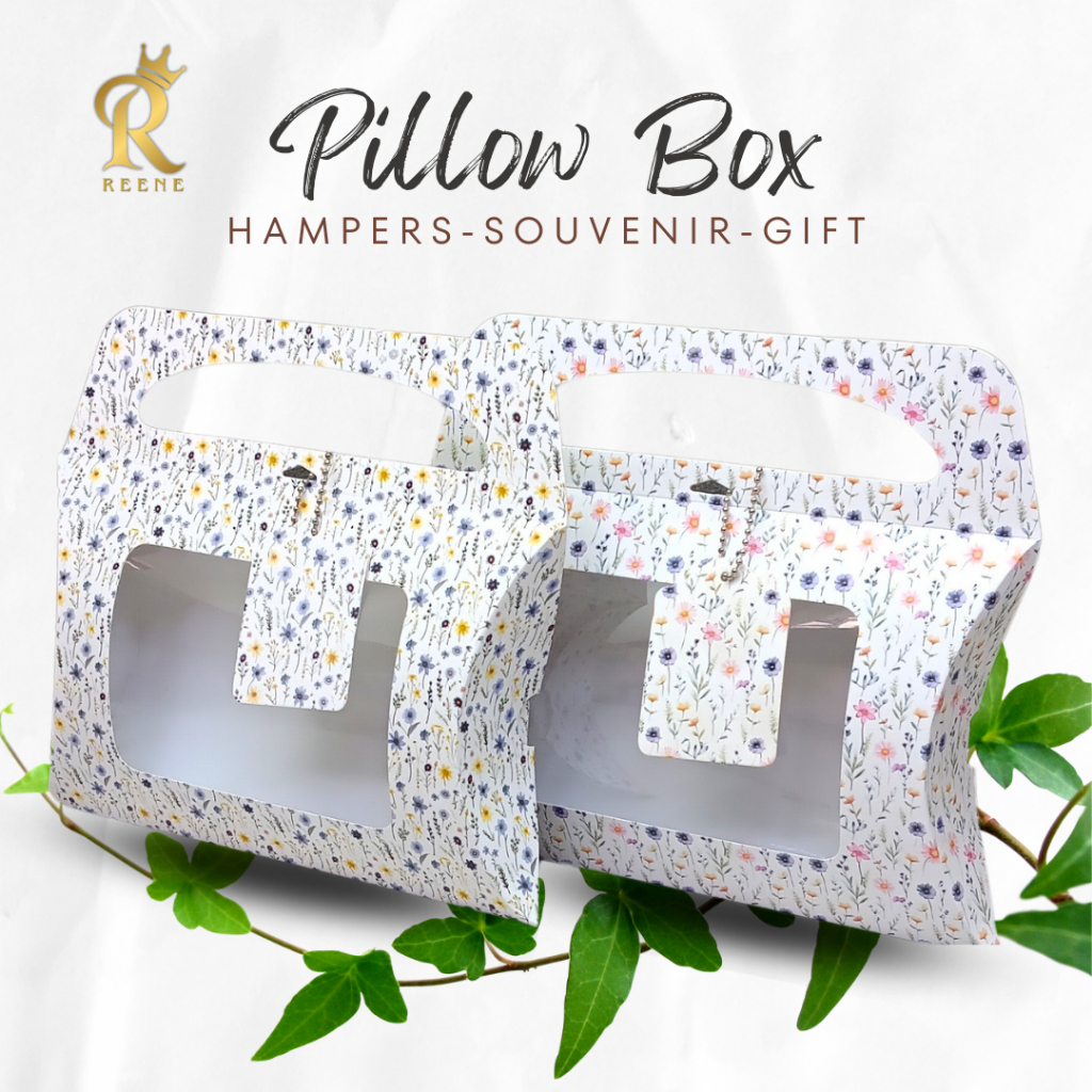 

PILLOW BOX / PACKAGING / PAPER BAG / KOTAK KADO / SOUVENIR PERNIKAHAN