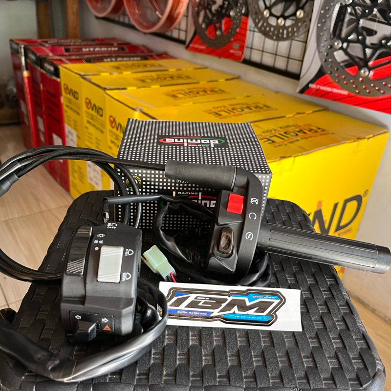 PAKET HEMAT GAS KSR SET HOLDER VIXION UNIVERSAL SEMUA MOTOR,GAS SPONTAN KONTAN SET HOLDER KIRI VIXIO