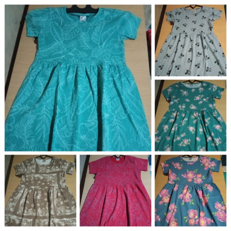 Dress anak premium 5-6 & 7-8 tahun Kaos katun Zad kids