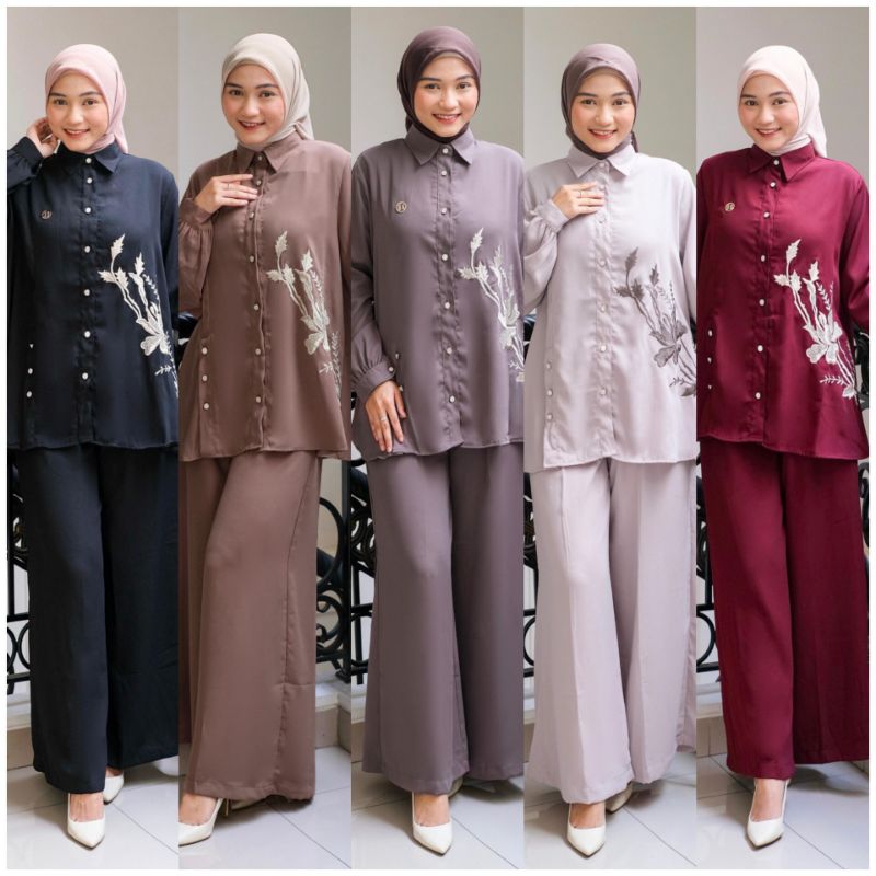 Setelan Celana Mafsha set by Ninos design original 100%