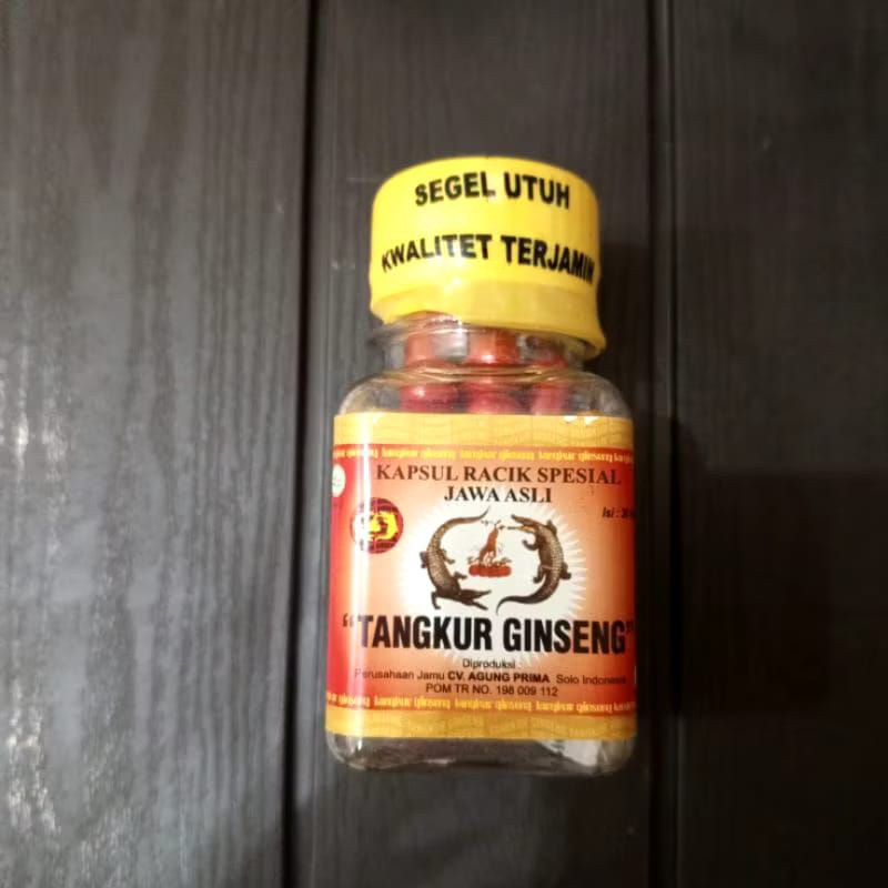 

tangkur gingseng jamu racik ASAM URAT kemasan kapsul isi 30pcs