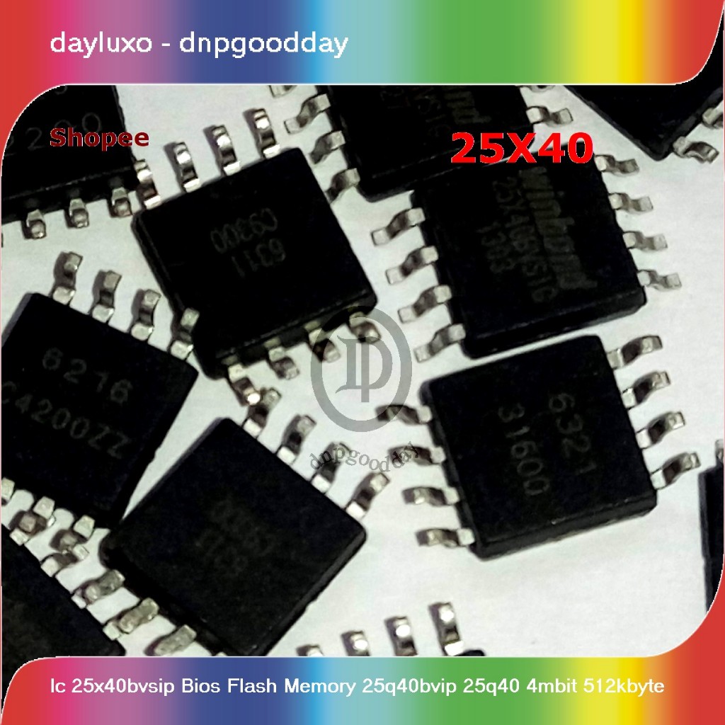 ic 25x40bvsip bios flash memory 25q40bvip 25q40 4mbit 512kbyte