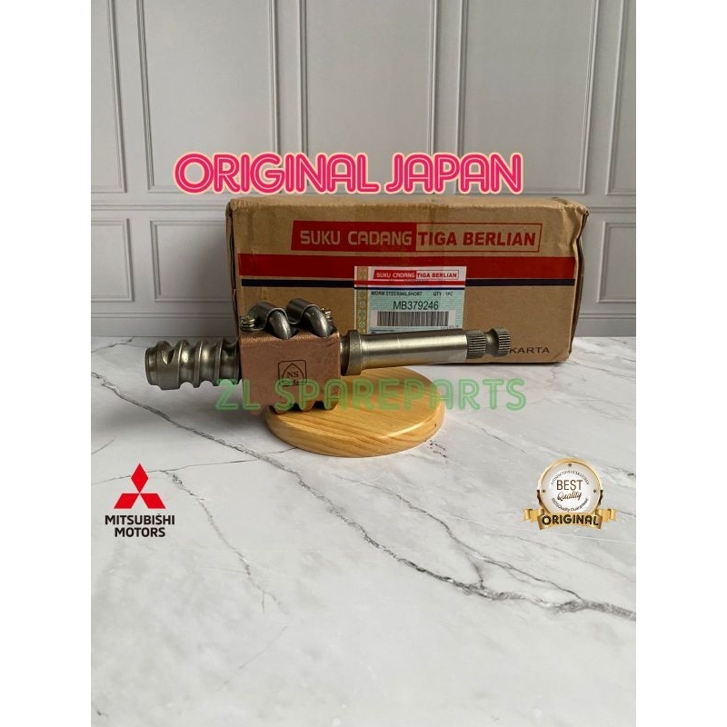 WORM STIR STER STEERING MITSUBISHI L300 DIESEL L038 L039 ORIGINAL JAPAN ASLI