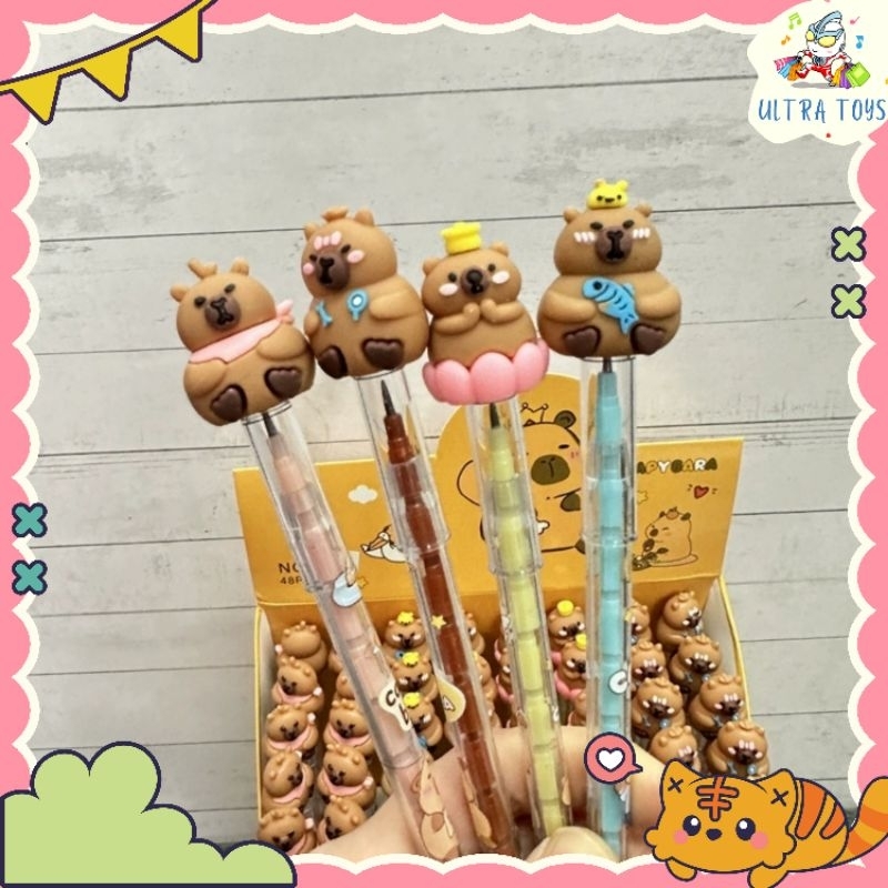 

[ULTRATOYS] PENSIL SUSUN CAPYBALA BUTTER BEAR