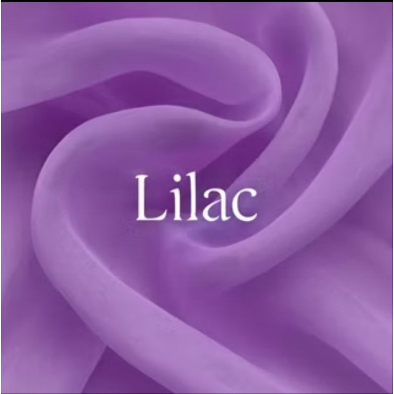 Kain Organza Silk Polos Meteran Premium